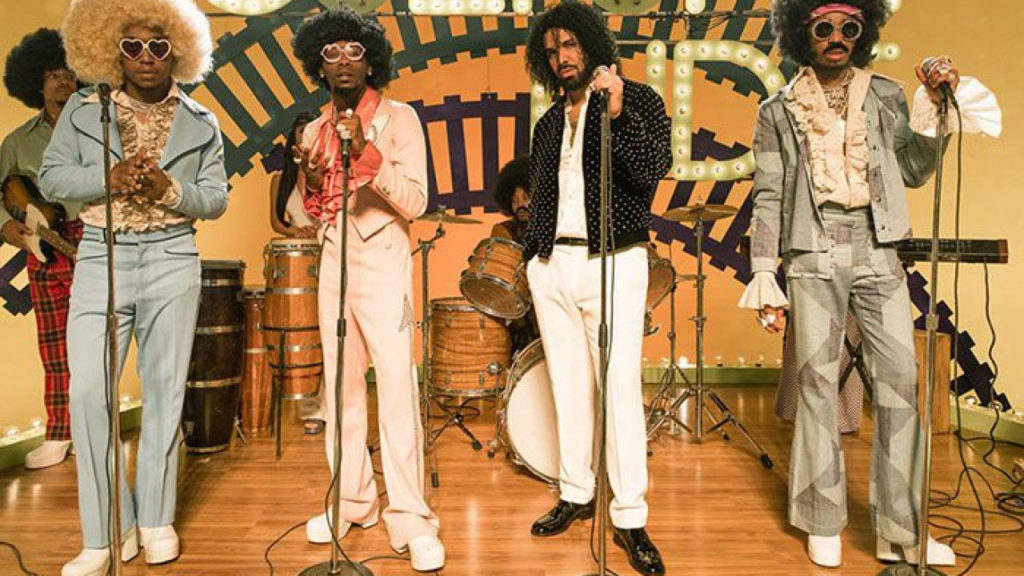 Drake and The Migos dressed in old school attire for their hit single VERSACE! OFFSET from Migos will be live in Toronto on March 17 2024