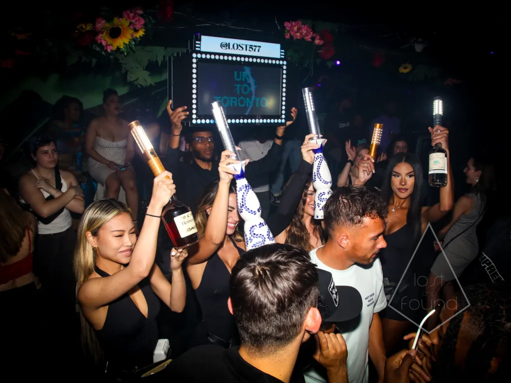 Azul Bottle Service Parade at Lost and Found